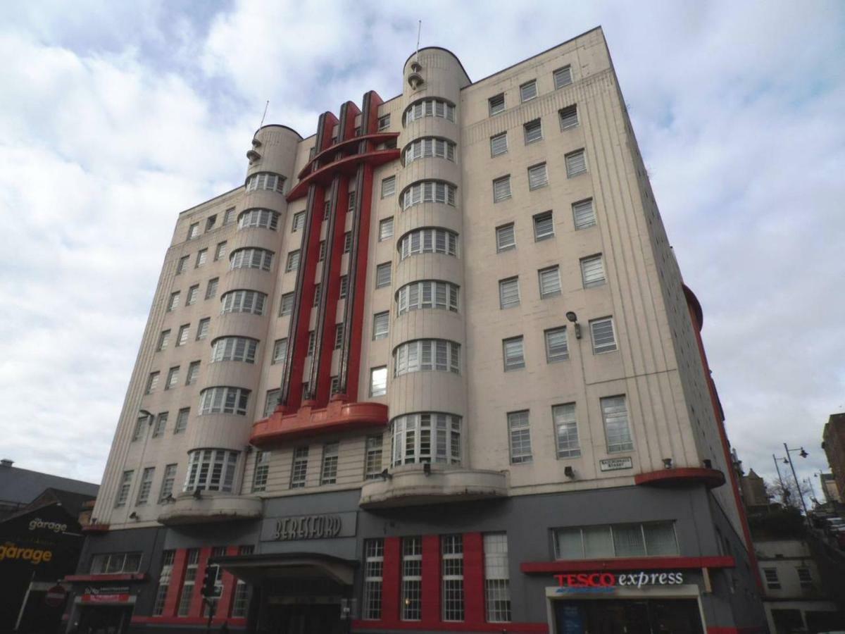 Art Deco Building on Vibrant Sauchiehall Street Glasgow Exterior foto